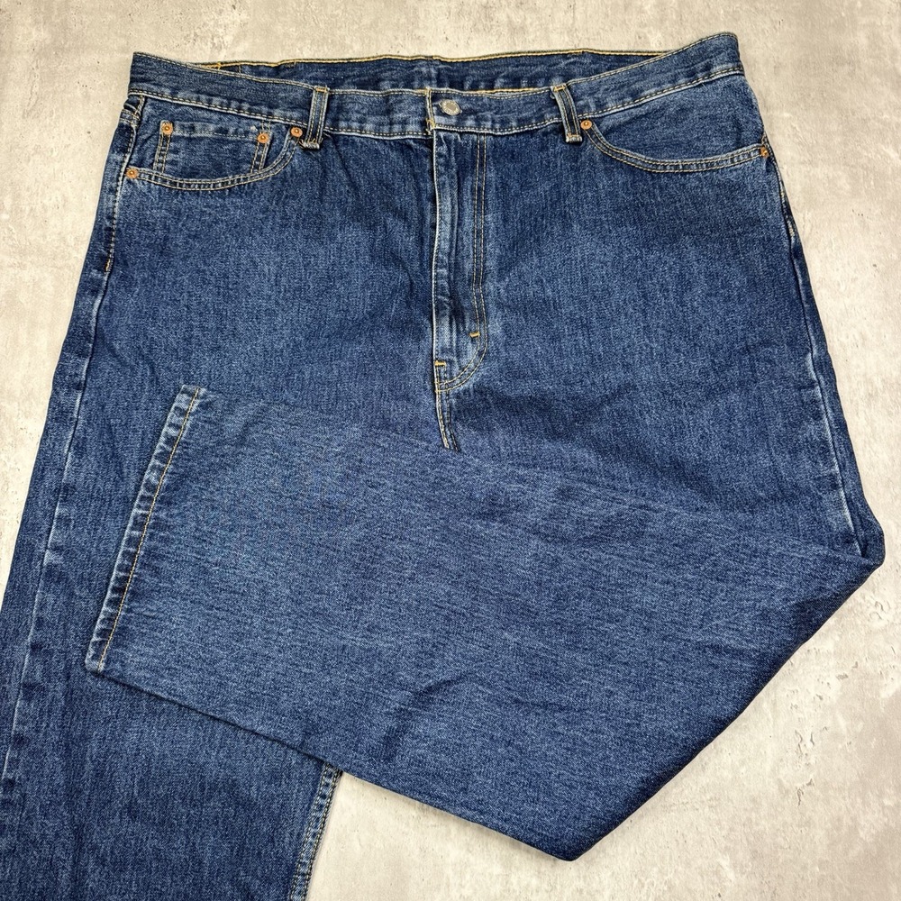 Levi's 505 Jeans Men's 42x29 Blue Medium Wash Straight Leg Regular Fit Denim